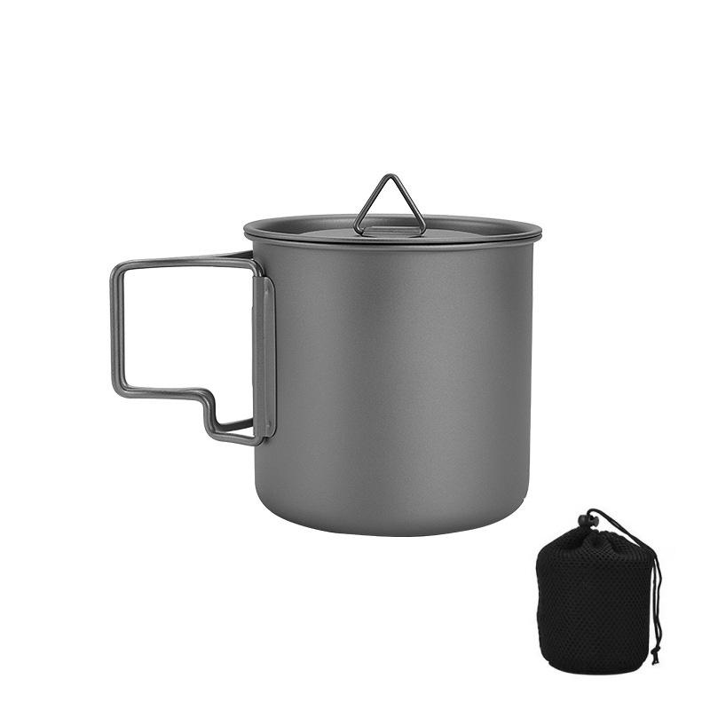 Outdoor Camping Uk - Titan-Campingbecher mit klappbarem Griff, leichter, tragbarer