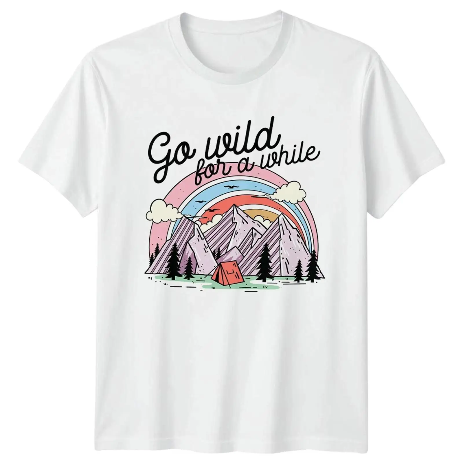 Outdoor Und Camping - Go Wild For A While T-Shirt