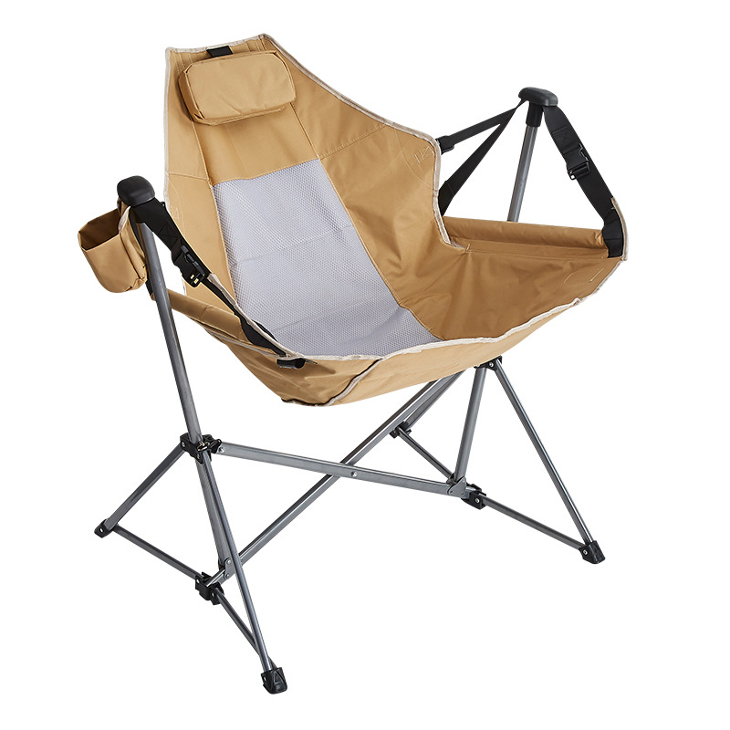 Outdoor Camping Rocking Chair - Leichter und tragbarer Outdoor-Camping-Schaukelstuhl, faltbarer Schaukelstuhl,