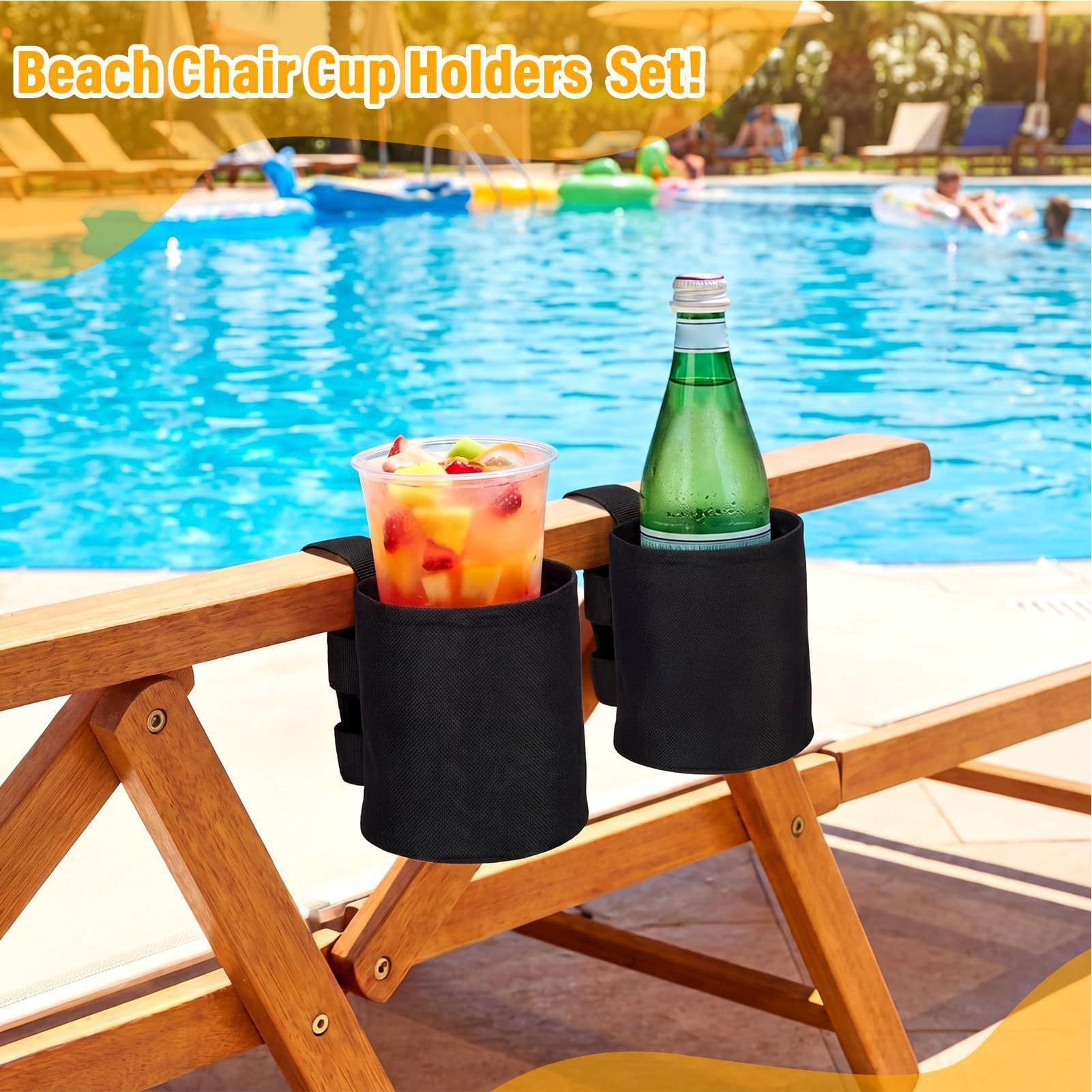 Outdoor Camping Recliner Chairs - Universeller Wasserflaschenhalter, tragbare Becherhülle für Reisen,
