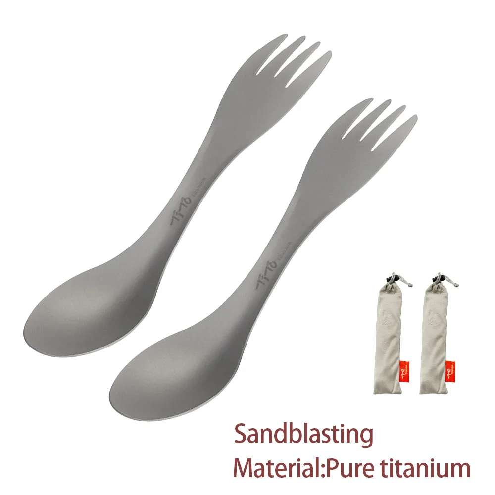 Outdoor Camping Uk - Titan Spork 2-in-1 Löffel Ultraleichtes Kochgeschirr