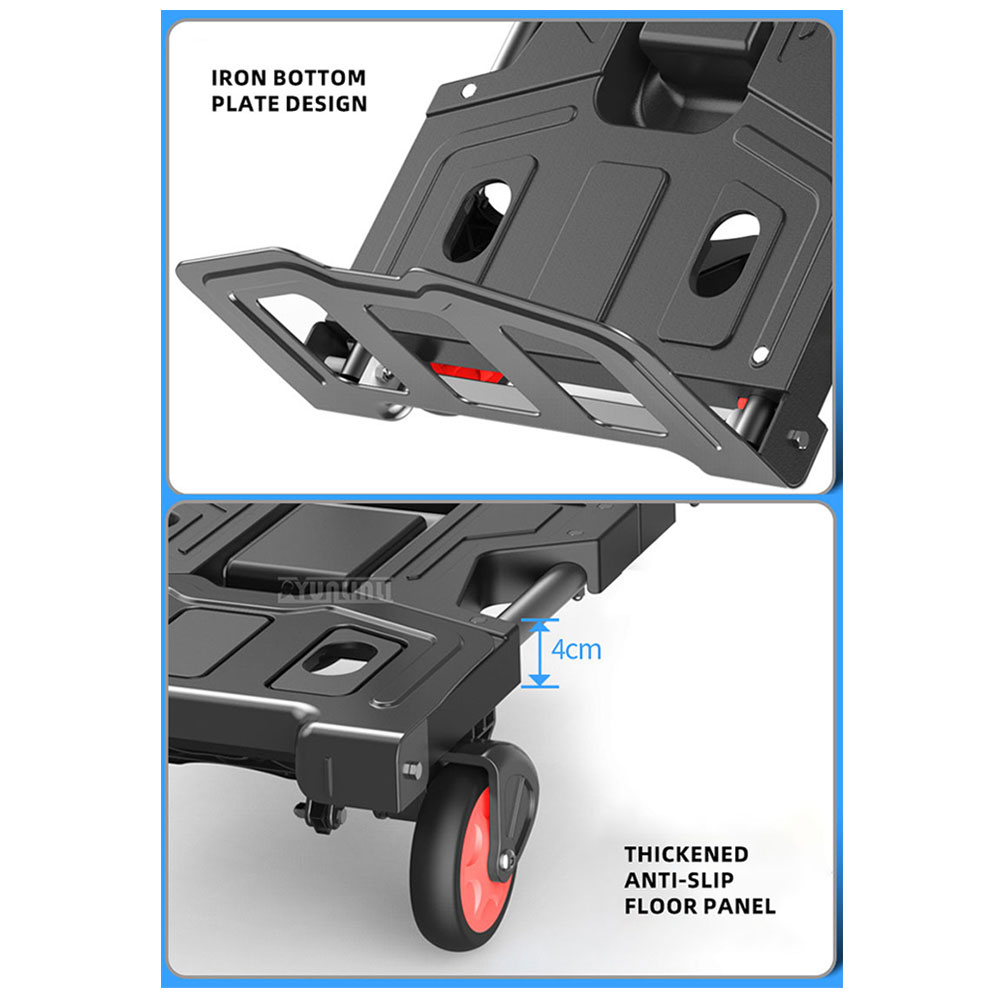 Outdoor Camping Trolley - Leichter Camping-Trolley, Multifunktionaler Outdoor-Camping-Klappwagen, Tragbarer Faltbarer