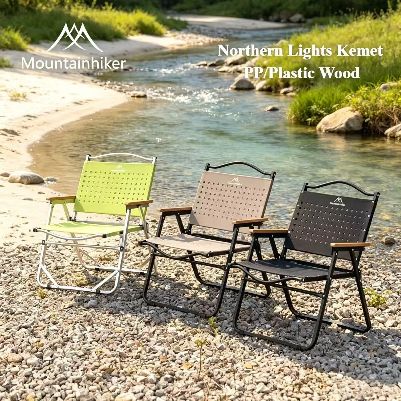 Outdoor Camping Recliner Chairs - MOUNTAINHIKER Campingstuhl, tragbar, klappbar, Kermit-Stuhl, hohe
