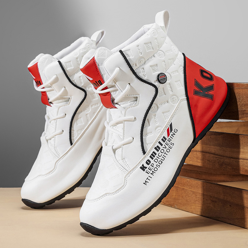Outdoor Camping Activities - Herren-High-Top-Stiefel, Komfortables Futter, Verschleißfeste Außensohle, Geeignet