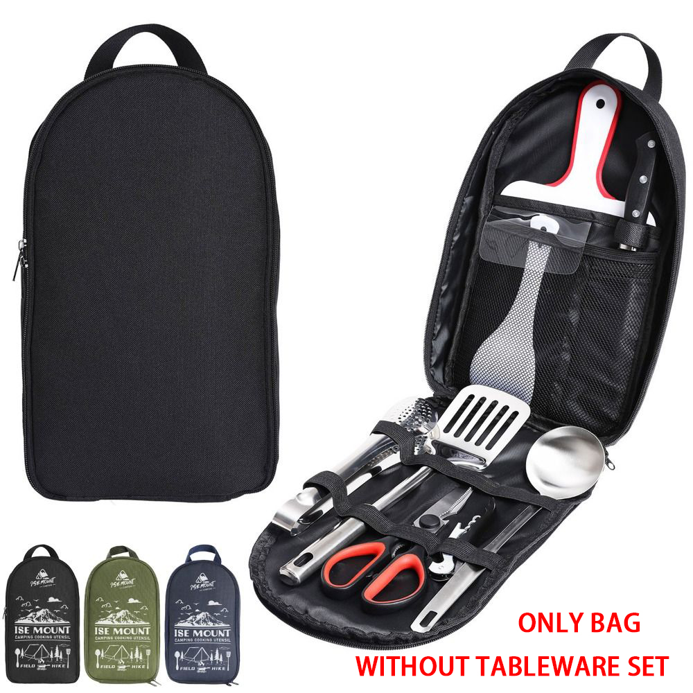 Outdoor Camping Uk - 2024 Picknick-Utensilien-Set, Aufbewahrungstasche, Wandern, Camping, Grillen,
