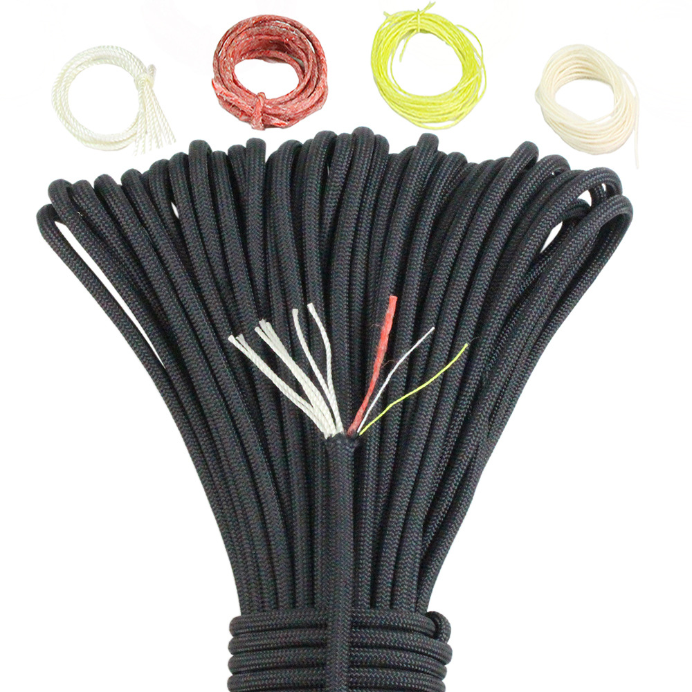 Outdoor Camping Burner - 10-Kern-Paracord 550 4mm Outdoor-Camping-Überlebens werkzeug Pe