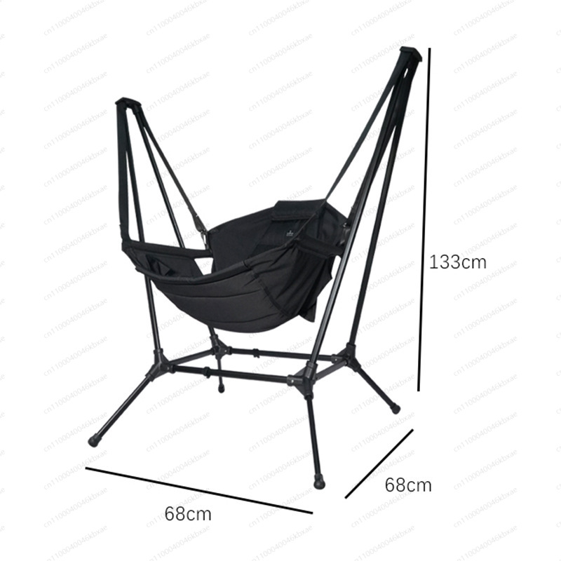 Outdoor Camping Rocking Chair - Klappbarer Schaukelstuhl für Outdoor-Camping, Innenhof, Balkon,
