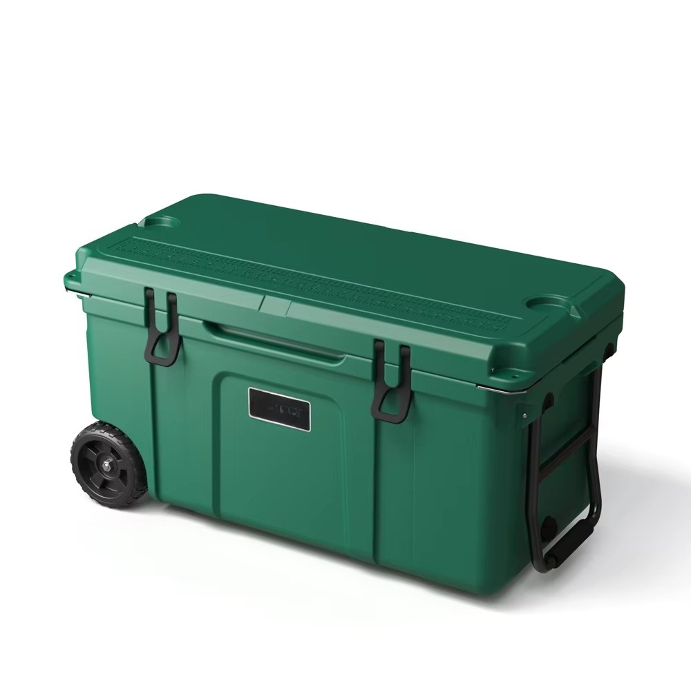 Outdoor Camping Trolley - 70QT Kühlbox mit individuellem Logo, isoliert,
