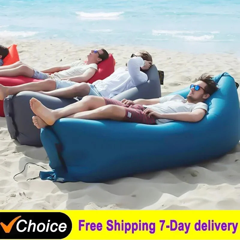 Outdoor Camping Recliner Chairs - Aufblasbares Outdoor-Sofa, aufblasbare Sitzgelegenheit, aufblasbare Liege,