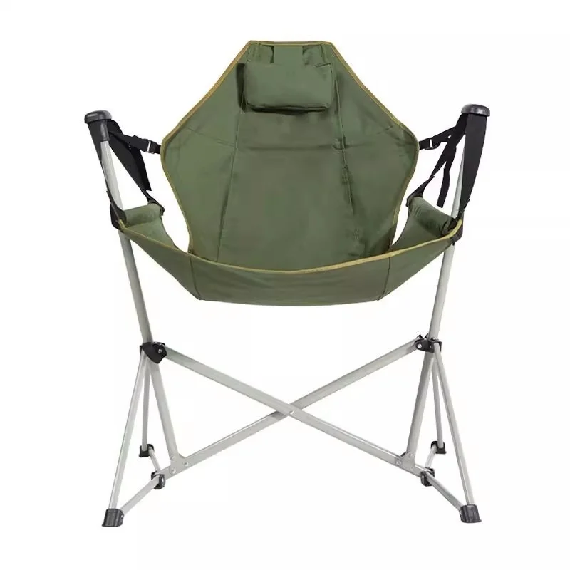 Outdoor Camping Rocking Chair - 2026 Tragbarer Outdoor-Klappstuhl aus Massivholz für