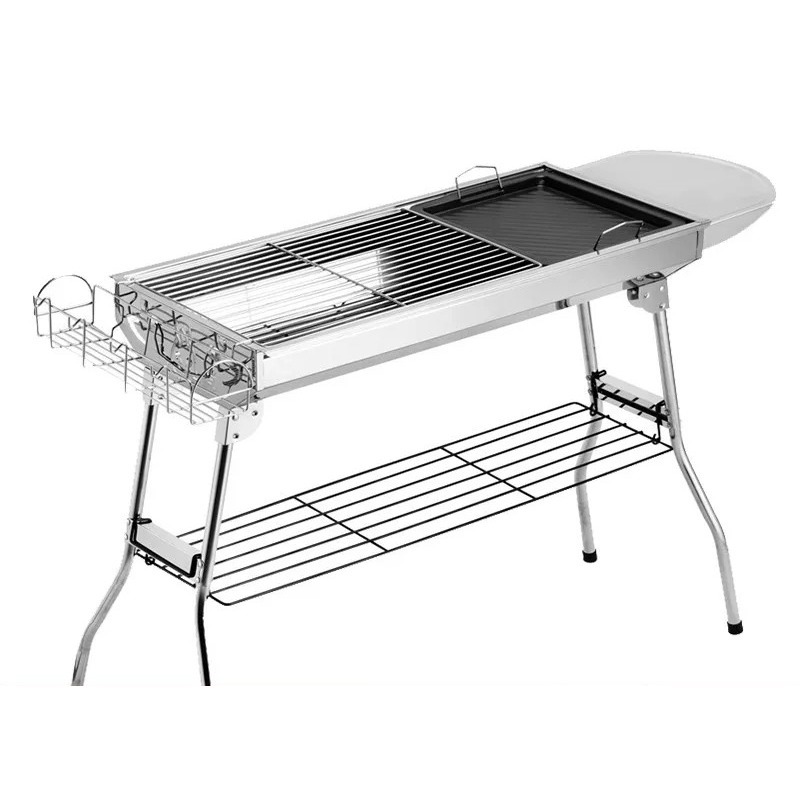Outdoor Camping Burner - Großer klappbarer Holzkohlegrill für Outdoor-Camping, robuster