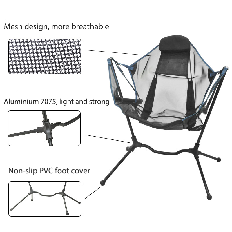 Outdoor-Reisestuhl, faltbarer  – Outdoor Camping Rocking Chair Bewertung und Preis