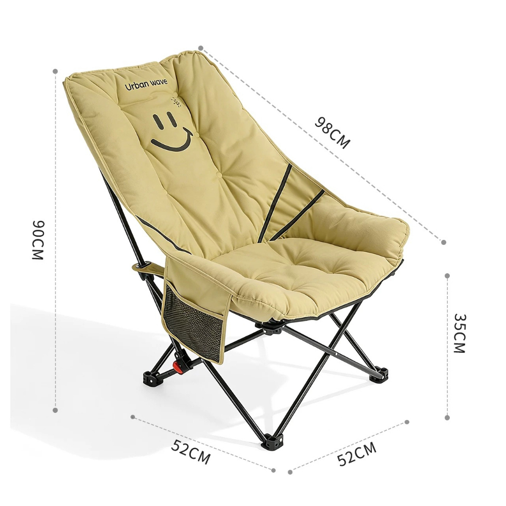 Hochlehner-Klappstuhl „Moon“ – – Outdoor Camping Recliner Chairs Bewertung und Preis