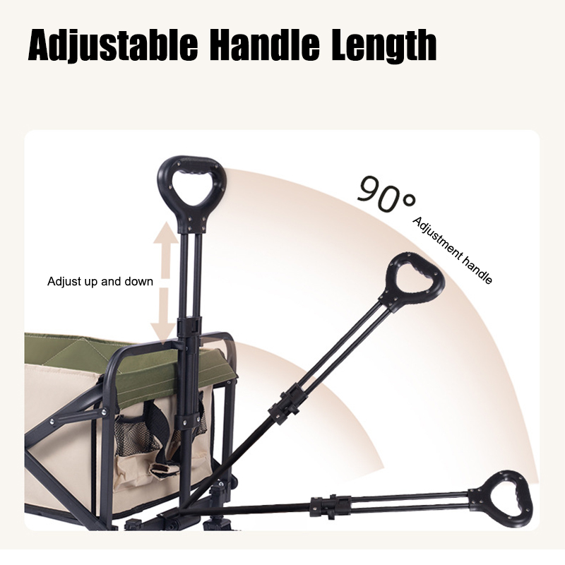 Schwarzer und Roter Verstellba – Outdoor Camping Trolley Bewertung und Preis