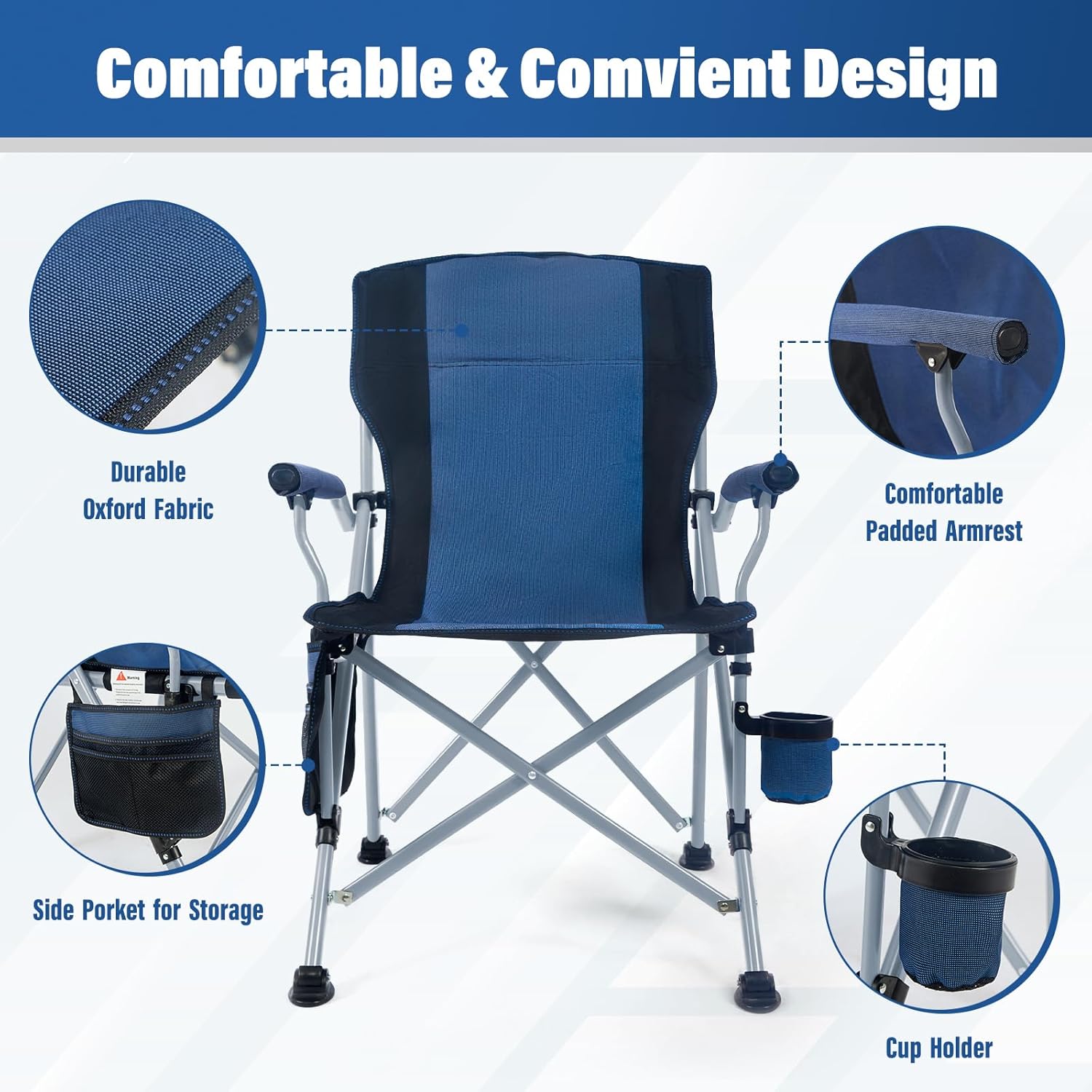 Fabrik-Großhandel: Tragbarer K – Outdoor Camping Recliner Chairs Bewertung und Preis