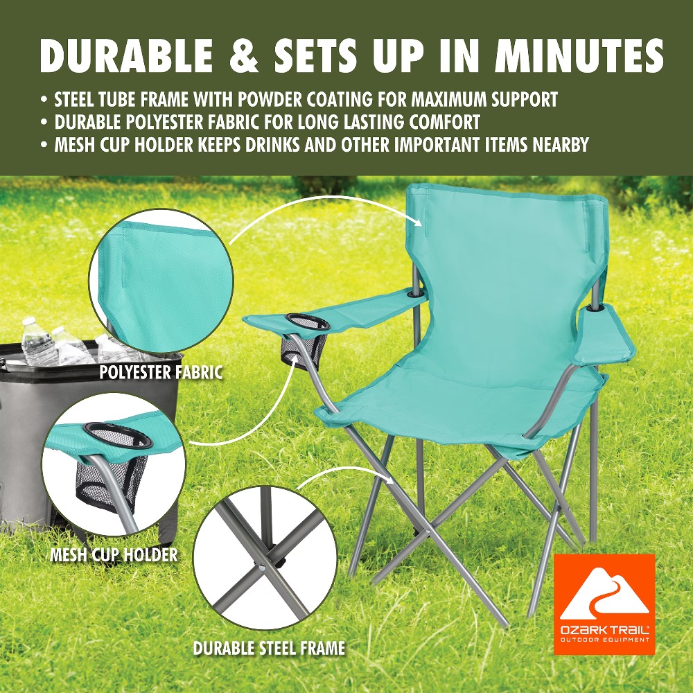 Faltbarer Campingstuhl mit Get – Camping Quad Bewertung und Preis