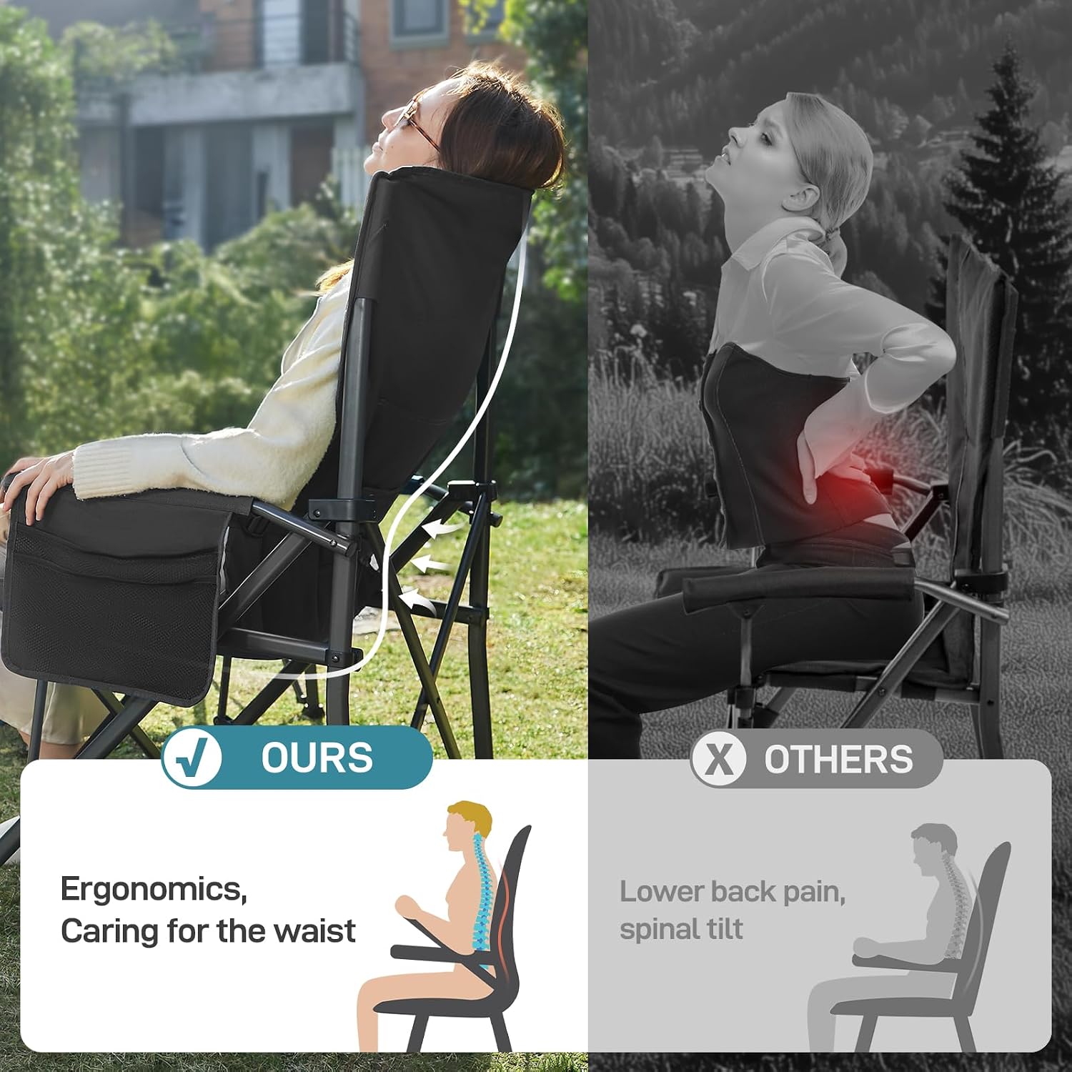 Robuster Übergroßer Klappbarer – Camping Quad Bewertung und Preis