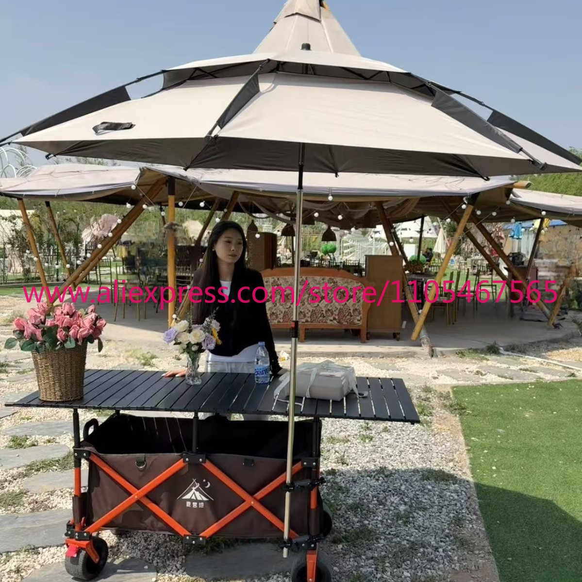 1 Stück großer, faltbarer Camp – Outdoor Camping Trolley Bewertung und Preis