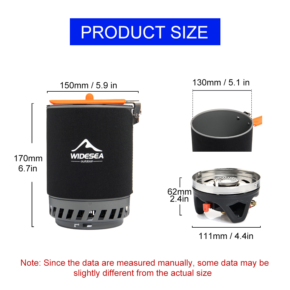 Widesea Camping-Kochsystem mit – Outdoor Camping Burner Bewertung und Preis