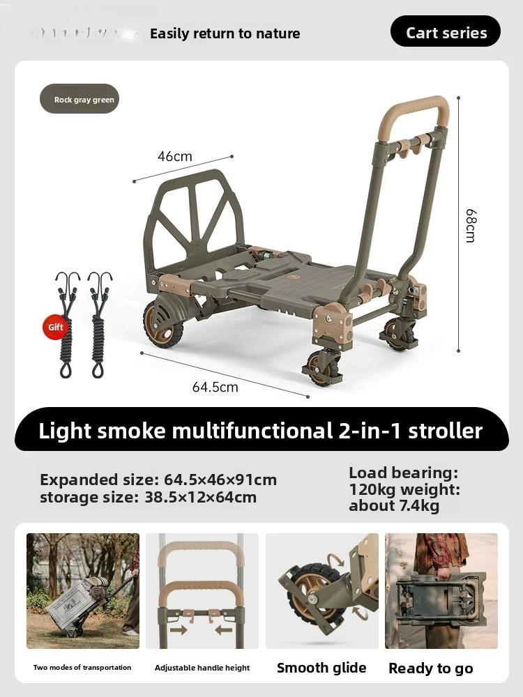 Naturehike 2-in-1 Klappbarer H – Outdoor Camping Trolley Bewertung und Preis