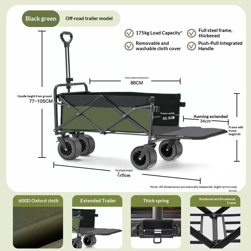 Fabrikverkauf: Faltbarer 4-Rad – Outdoor Camping Trolley Bewertung und Preis