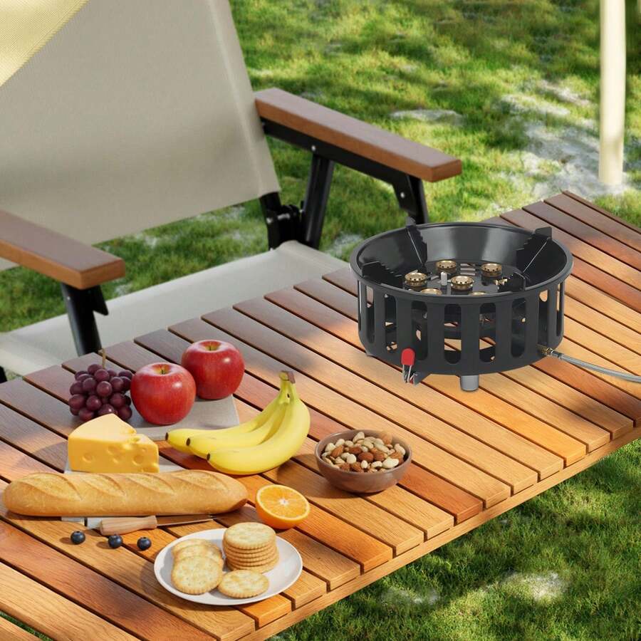 Tragbarer Campingkocher mit 3  – Outdoor Camping Burner Bewertung und Preis