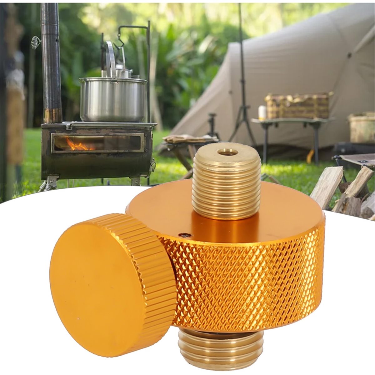 Camping-Gaskocher-Adapter mit  – Outdoor Und Camping Bewertung und Preis
