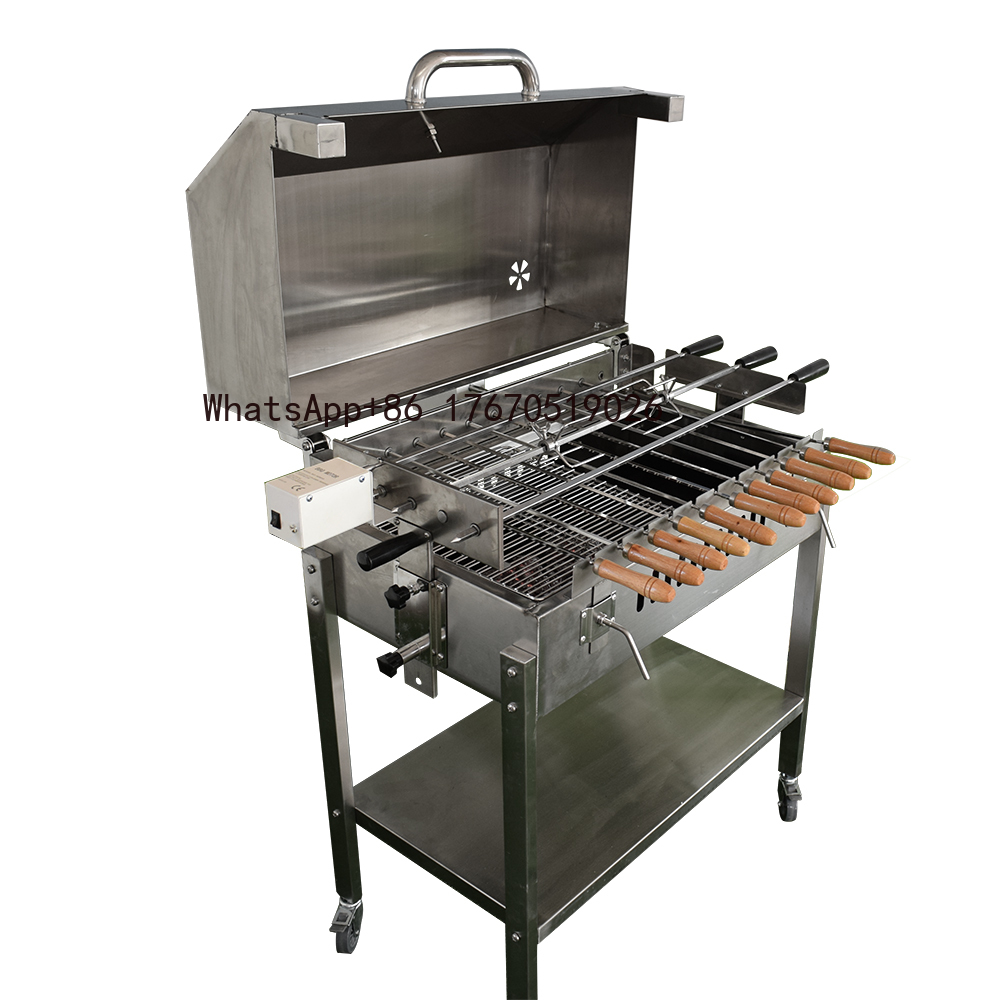 Moderner großer Holzkohlegrill – Outdoor Camping Trolley Bewertung und Preis