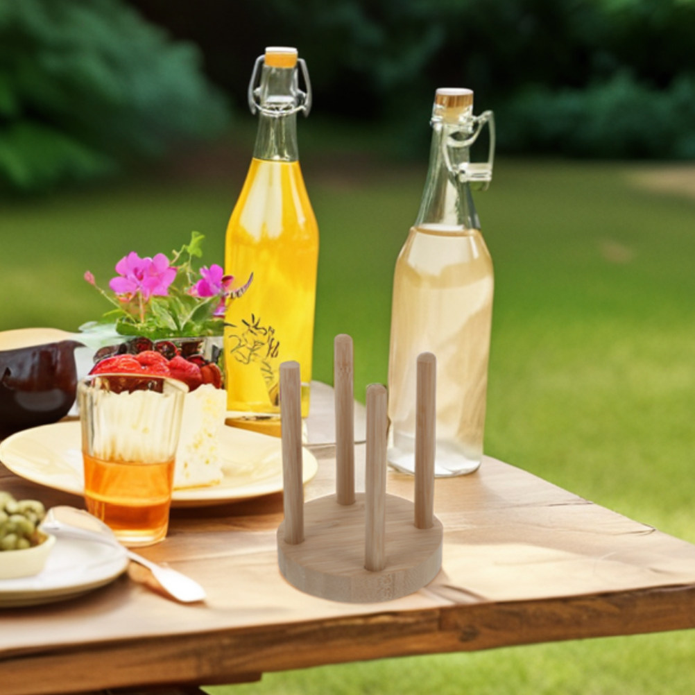 Kompakter Holz-Becherhalter fü – Outdoor Camping Activities Bewertung und Preis