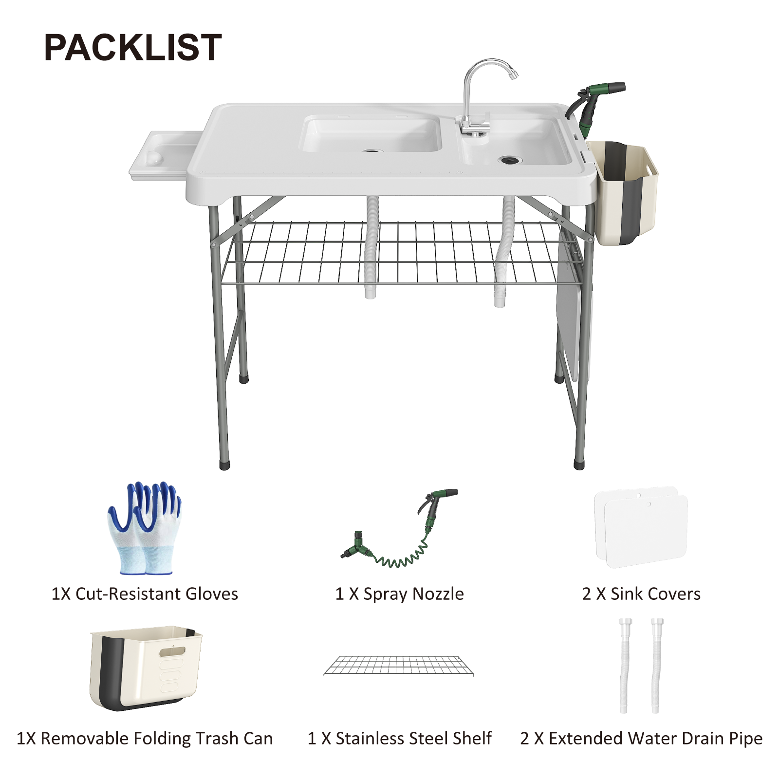 Klappbarer Fischreinigungstisc – Outdoor Camping Sink Bewertung und Preis