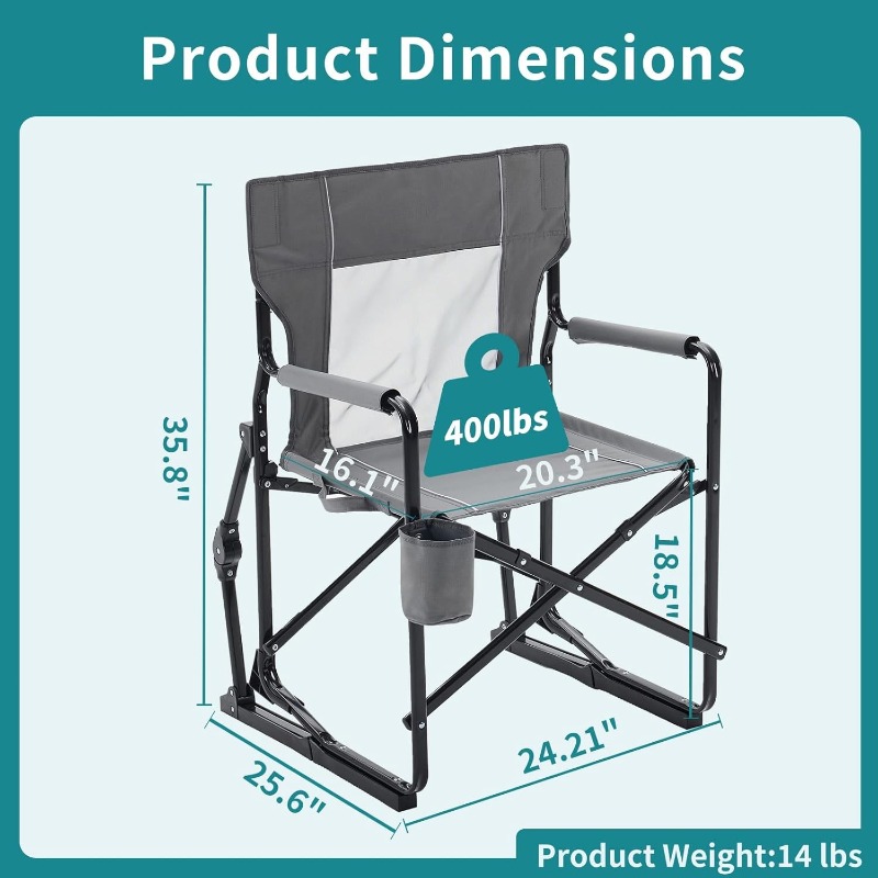 Outdoor Freestyle Schaukelstuh – Outdoor Camping Rocking Chair Bewertung und Preis