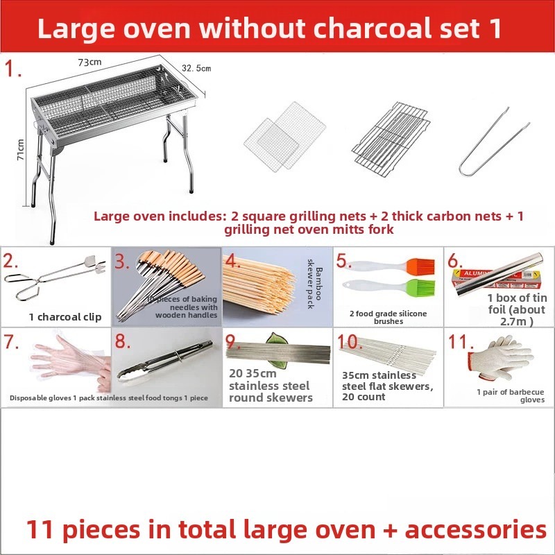 Großer klappbarer Holzkohlegri – Outdoor Camping Burner Bewertung und Preis