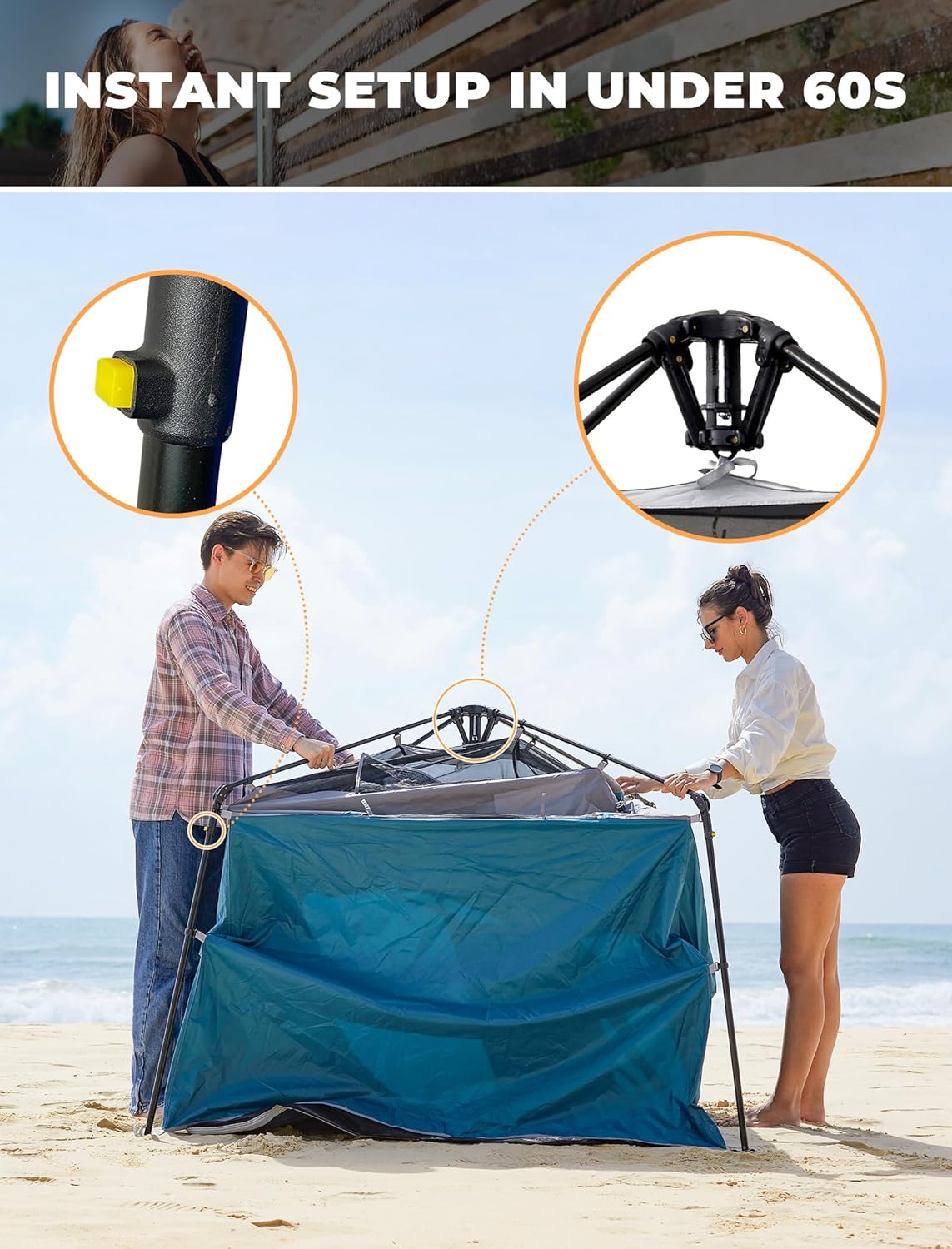 Tragbares Privatsphäre-Duschze – Outdoor Und Camping Bewertung und Preis