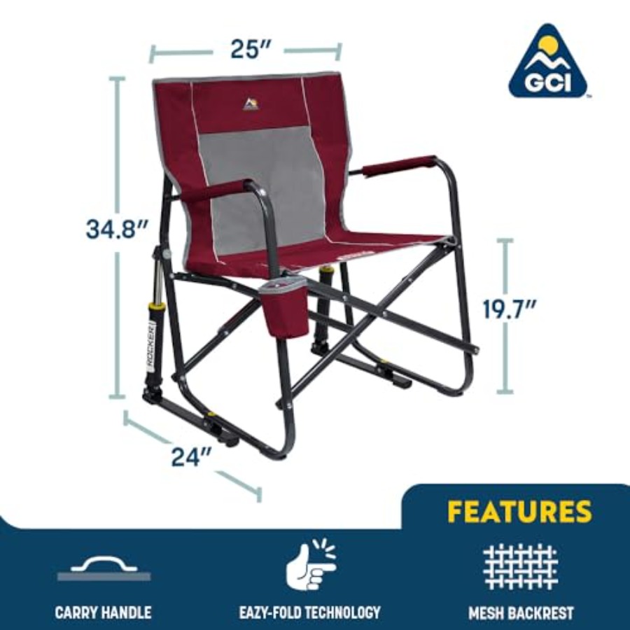 Freestyle Rocker Campingstuhl  – Outdoor Camping Rocking Chair Bewertung und Preis