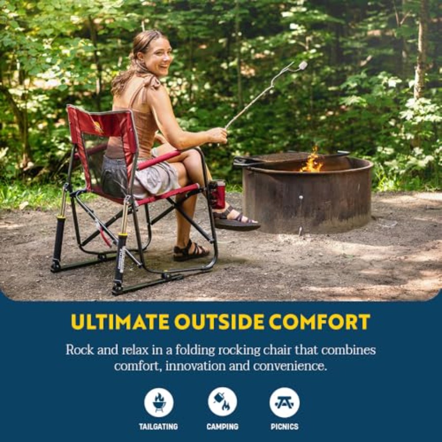 Freestyle Rocker Campingstuhl  – Outdoor Camping Rocking Chair Bewertung und Preis