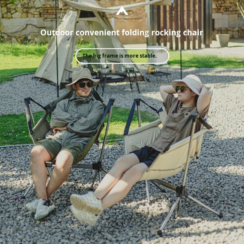 Klappbarer Outdoor-Schaukelstu – Outdoor Camping Rocking Chair Bewertung und Preis