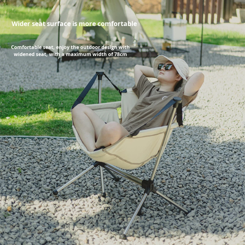 Klappbarer Outdoor-Schaukelstu – Outdoor Camping Rocking Chair Bewertung und Preis